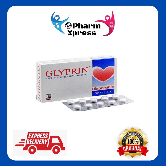 GLYPRIN ASPIRIN 100MG GLYCINE 45MG TABLET 30'S Shopee Malaysia