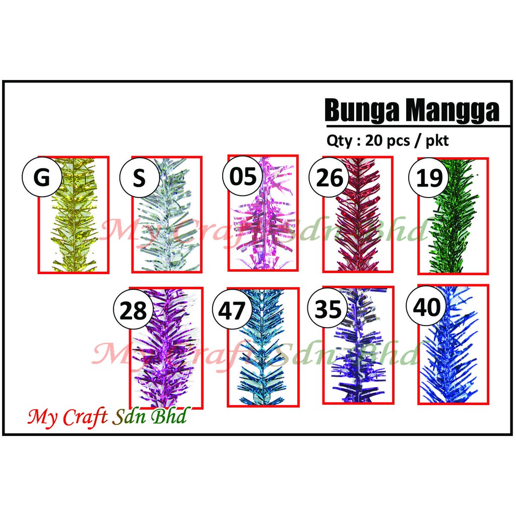 [Ready Stock] Bunga Manggar | Wedding Deco | Deko Kahwin | Hiasan