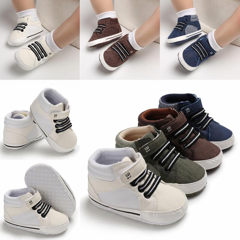 White Baby Shoes Boys Girls Walker Sneakers Newborn Baptismal Toddler Shoes Infant Christening