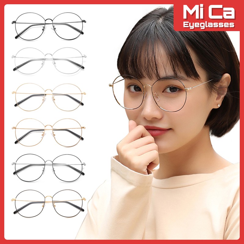 large round wire frame eyeglasses
