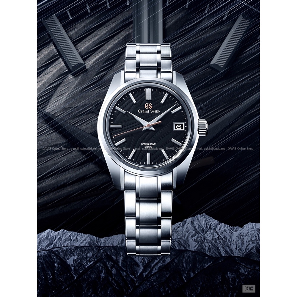 Grand Seiko SLGA013 Men's Watch Heritage 44GS 55th Anniversary Spring Drive  Black Limited Edition 550pcs *Original | Shopee Malaysia