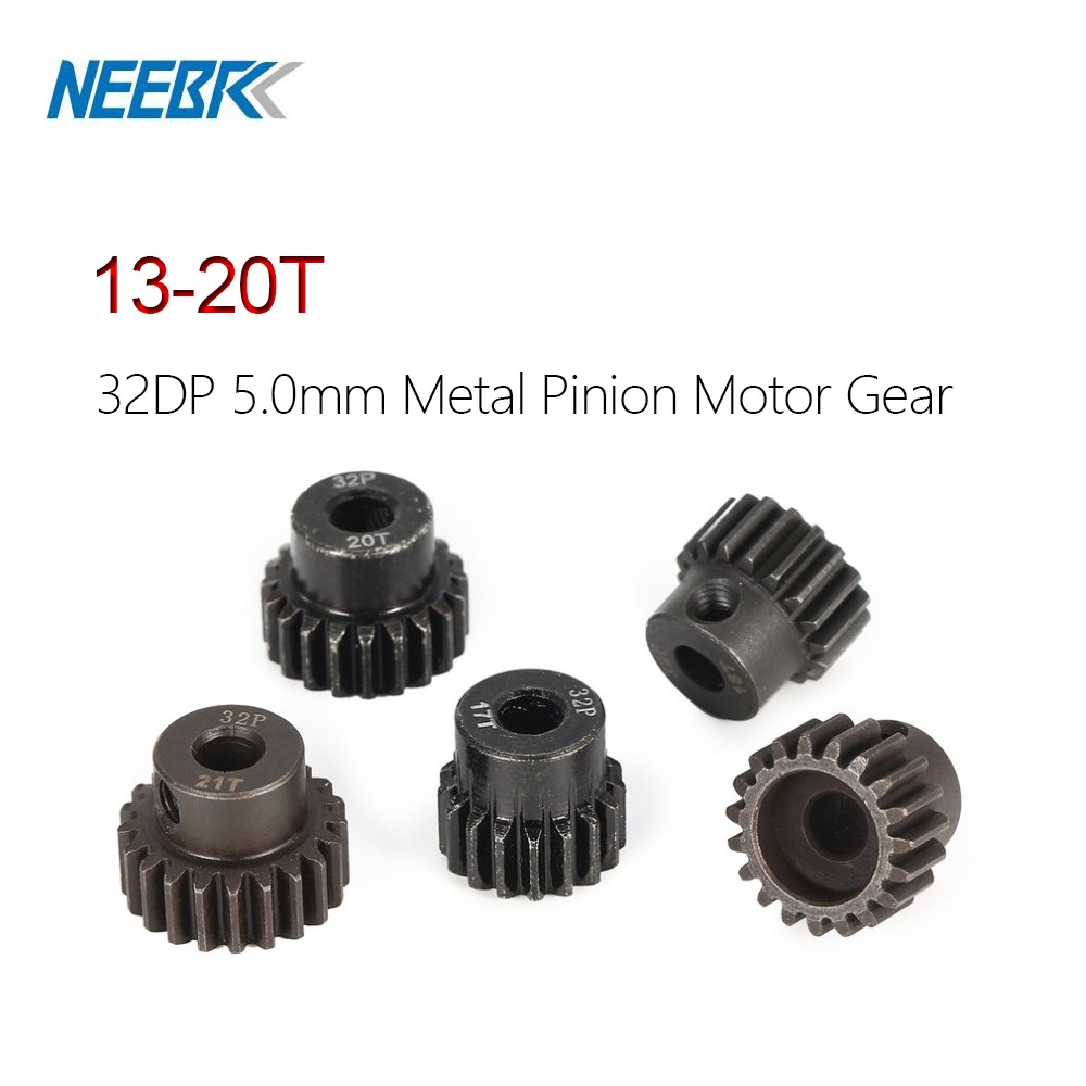 32P Pinion Gear Set 5mm 32 Pitch 19T 20T 21T 22T RC Parts 
