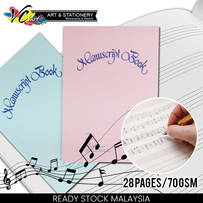 Music Book/Manuscript Book 70gsm | Shopee Malaysia