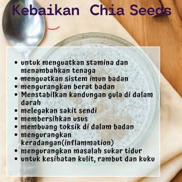 Chia Seed Premium Original 100 101 Kebaikan Fast Shipping Secured Packaging Cashback Shopee Malaysia