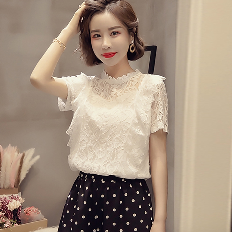 korean lace tops design