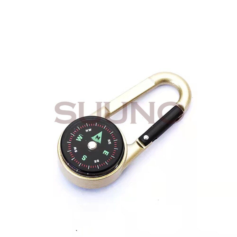 Compass Kompas Hiking Outdoor  Compasses指南针 Small Pocket-Sized Waterproof Gear, Mini Clip for Camping, Survival Tool,