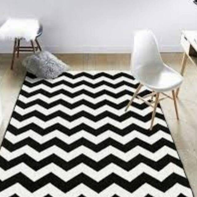 Art Zigzag Floor Carpet 100x150 Cm Moritz Nylon Rug Mat Art Karpet Lantai Zigzag 100 X 150 Cm Moritz Nylon Permadani Tikar Shopee Malaysia