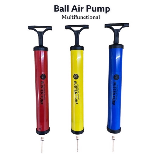 Ball Air Pump Pam Bola with needle Football Futsal Basketball Shopee
