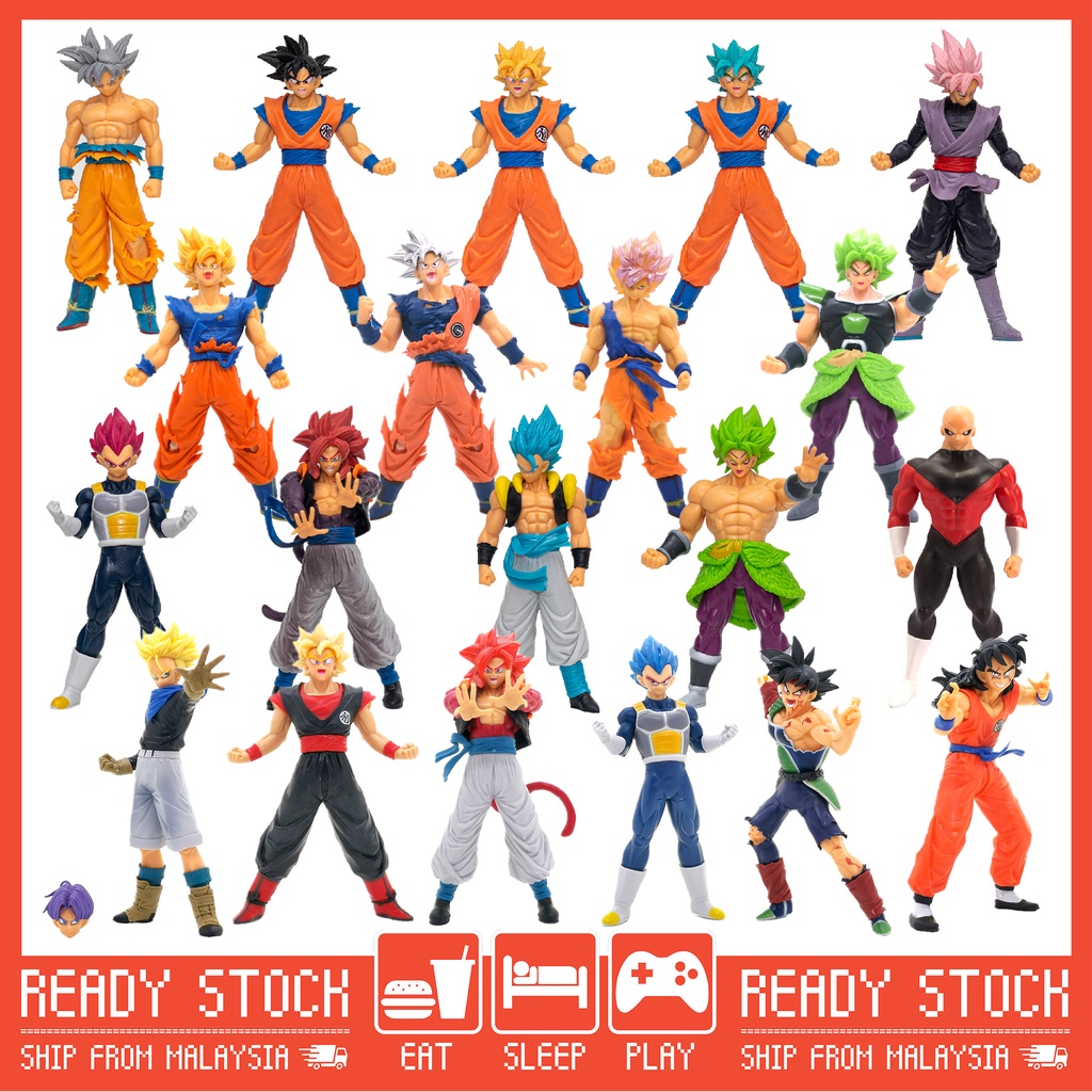 Dragon Ball Z Super Gogeta Goku Vegeta Broly Super Saiyan Blue Ultra  Instinct Dark Goku Collection Figure Toy | Shopee Malaysia
