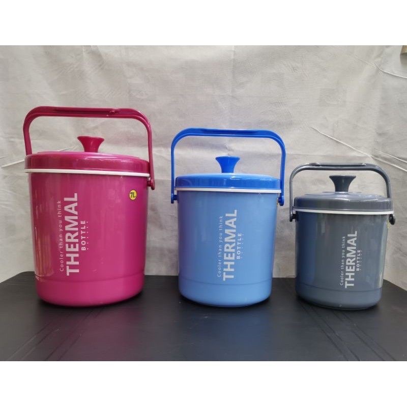 MATSU Round Ice Cooler Box Plus NasiPlus ais batu Capacity 3LT/ 5LT