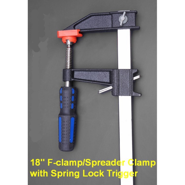 18" F-clamp Spreader Clamp With Spring Lock Trigger | Shopee Malaysia