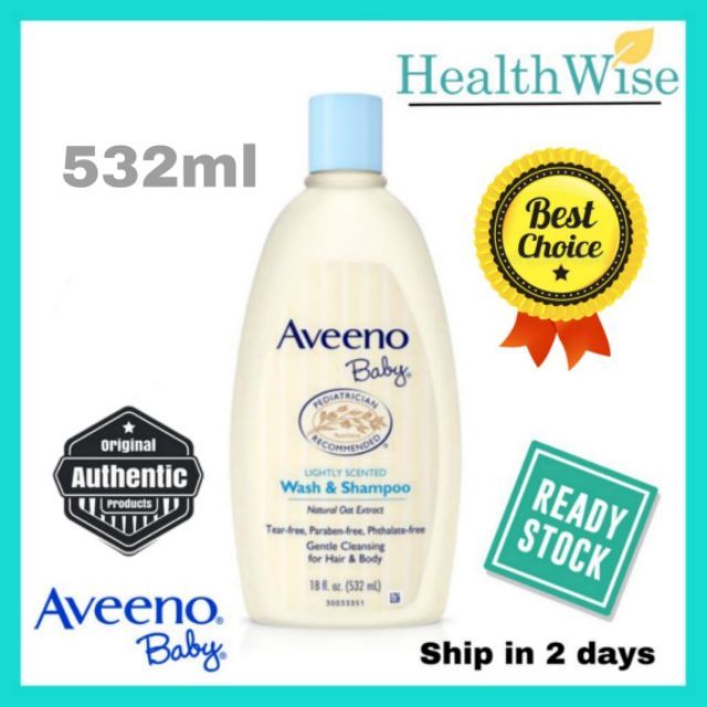 aveeno head to toe baby wash