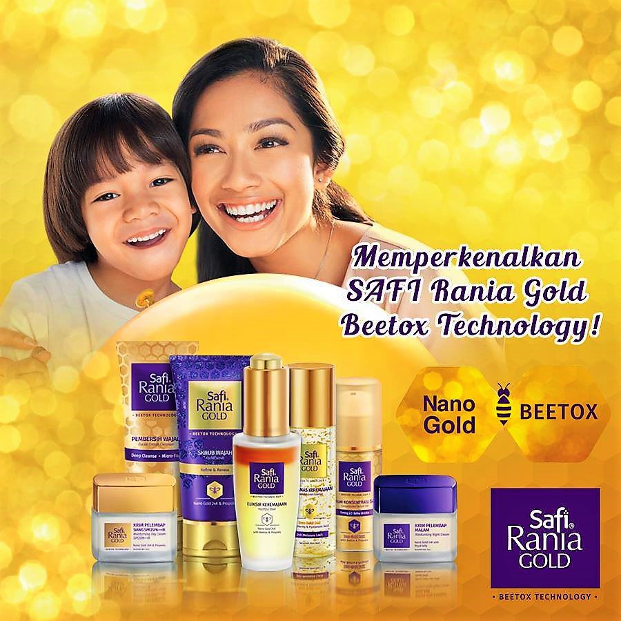 New Safi Rania Gold Beetox Make Up Cleanser With Nano Gold 24k 100ml Shopee Malaysia