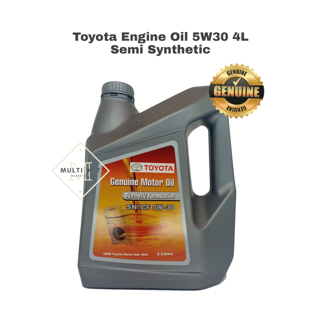 Toyota motor oil 5w30