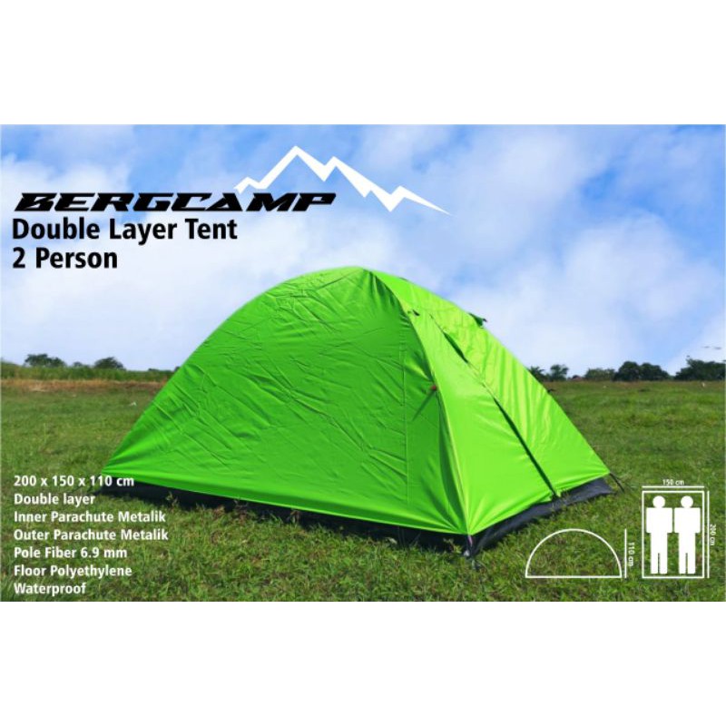 TENDA Camping Tent 2-3 person double Layers camping Tent Hiking Tent |  Shopee Malaysia