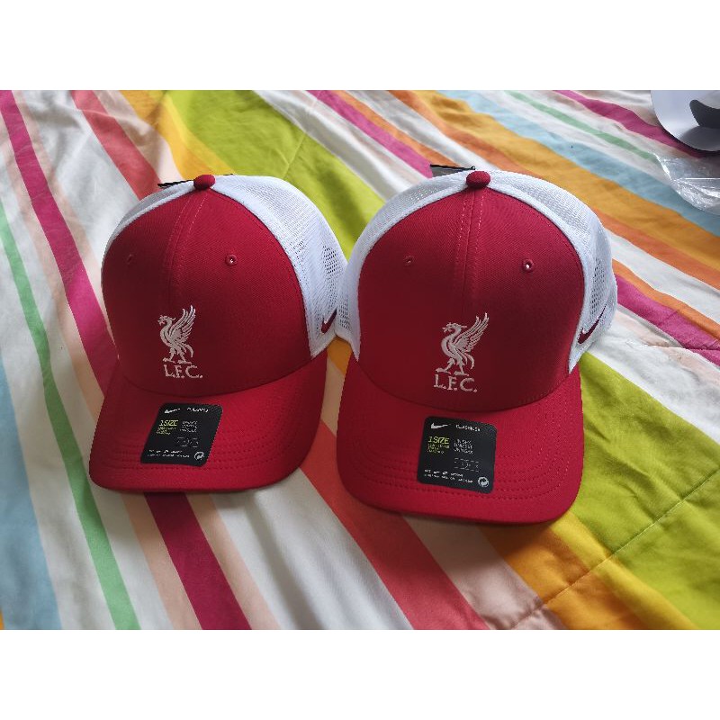 lfc nike adults red trucker cap