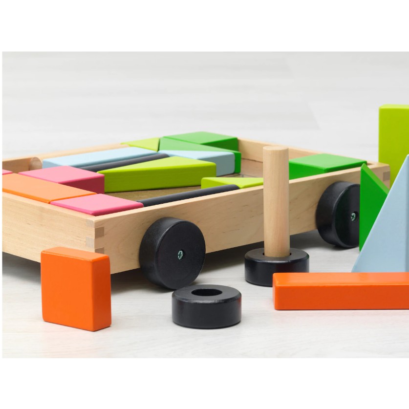 Ikea Wooden Blocks Toy vlr.eng.br