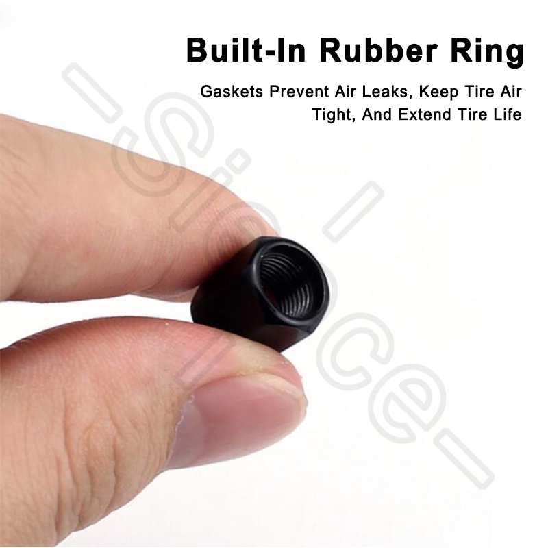 Reliable Durable Sieece Car Tire Valve Cap One Wrench Keychain Stem Caps Alloy Auto Wheel Decoration S - Image 4