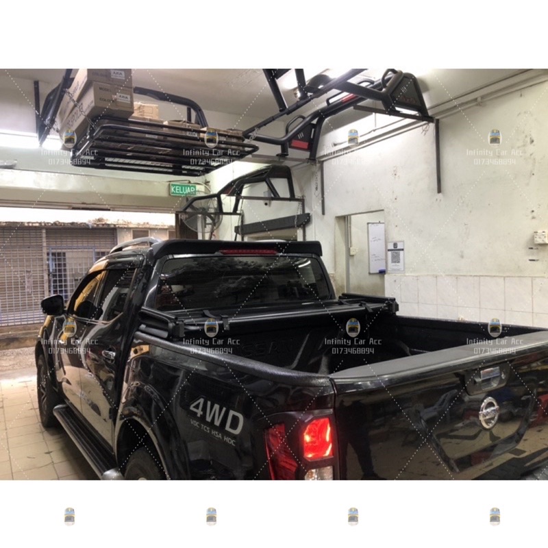 Nissan Navara Np300 Pro4x Tri Fold Deck Cover Softlid canvas Shopee