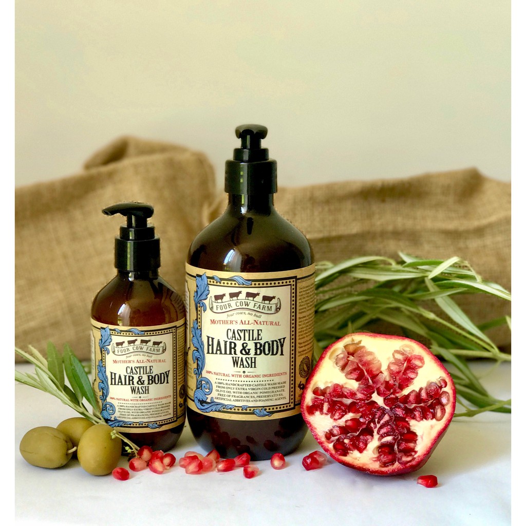 Four Cow Farm - Mother’s All-Natural Castile Hair & Body Wash