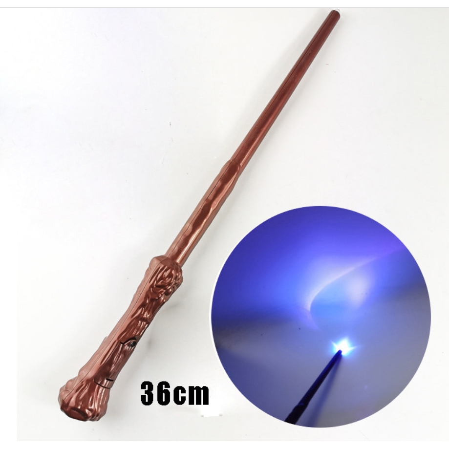 harry potter Magic wand with light stick glass cosplay mask | Shopee ...