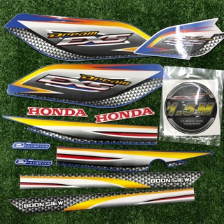 Body Sticker EX5 Dream Starter 2nd Last Model Shopee Body Sticker EX5 Dream Starter 2nd Last Model Shopee