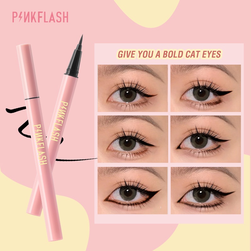 【Ready Stock 3 Days Delivery】Pinkflash OhMyLine Raya Black Eyeliner Evenly Pigmented Long Lasting Waterproof Eye Make Up #3