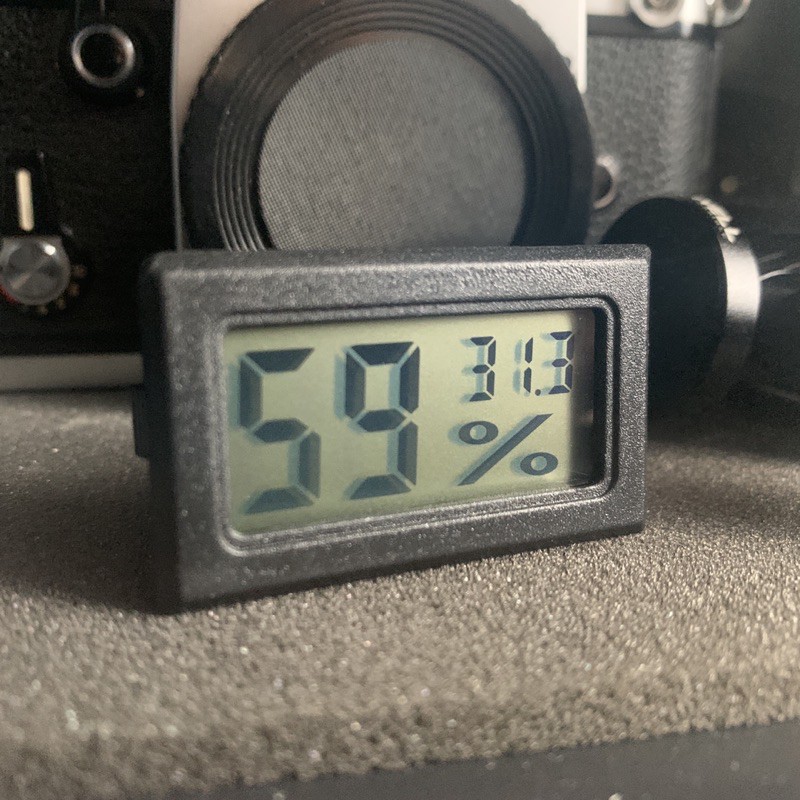 Hydrometer For DIY Dry Boxes For Camera & Lenses ( Shows Temperature Too ) Humidity Meter