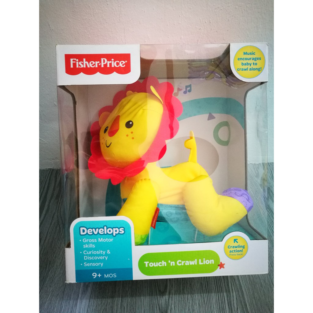 fisher price crawling lion