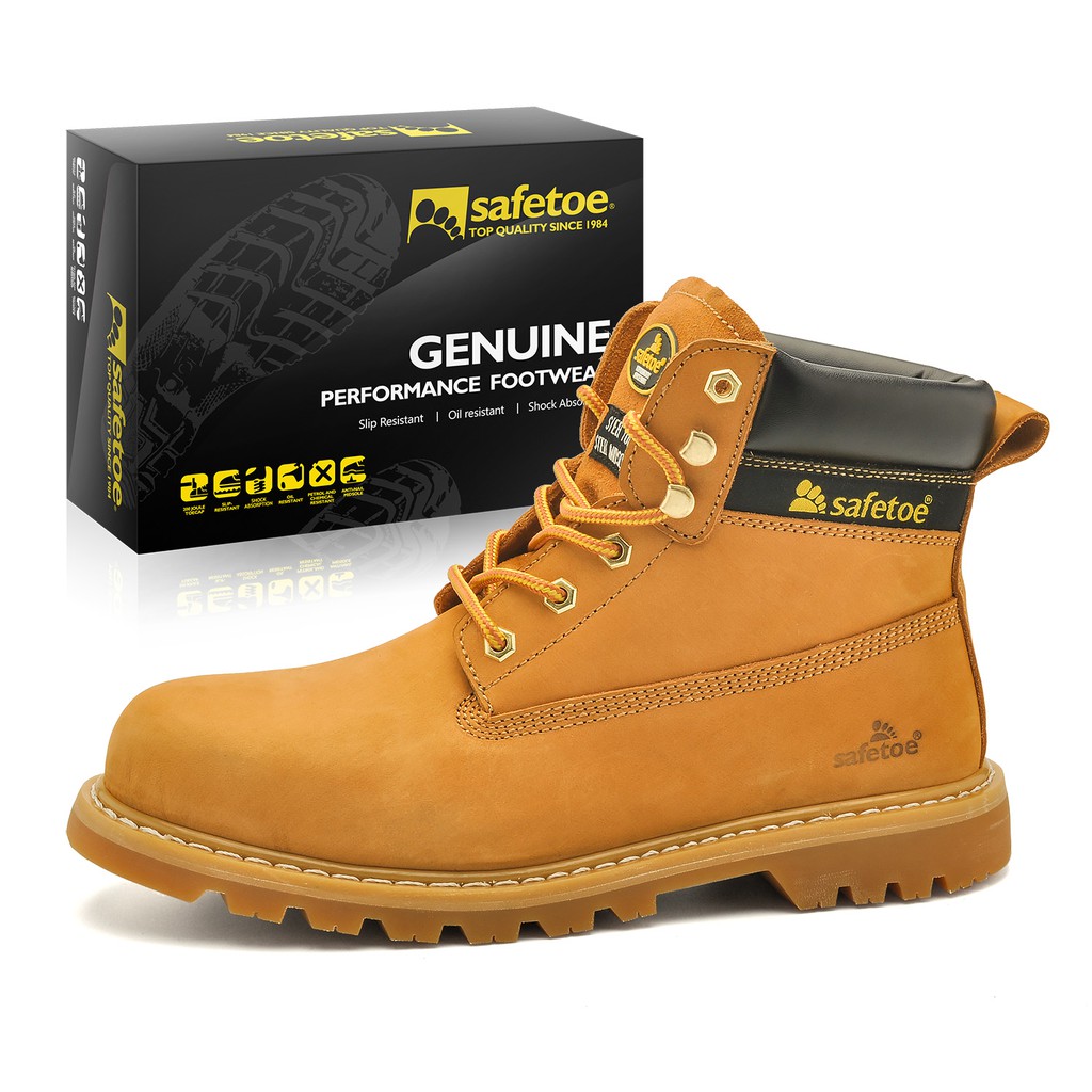 wide width steel toe boots