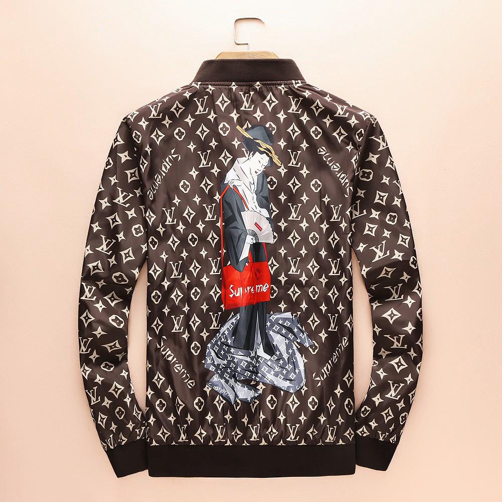 Louis Vuitton 2022 Graphic Print Windbreaker - White Outerwear