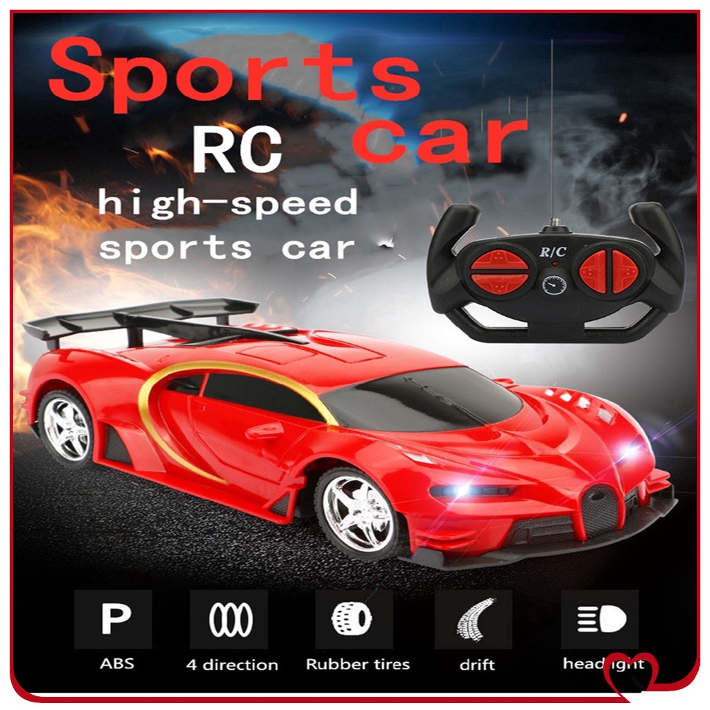 Remote control car RC car chargeable Racing car kereta mainan Electric car toy Boy child toy