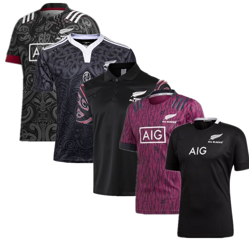 New Zealand All Blacks 2018-2019 home away rugby jersey shirt S-3XL 