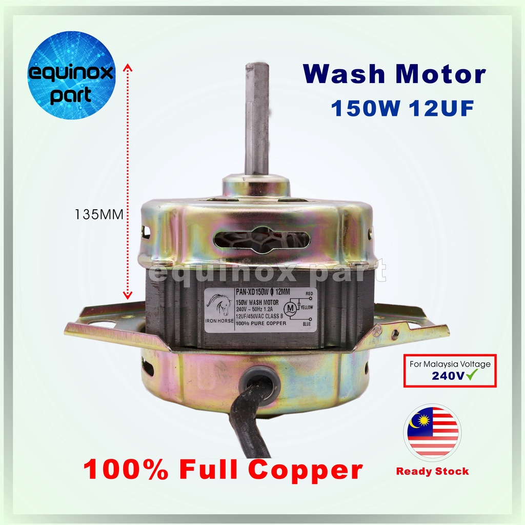 Washing Machine 150W 12UF Dual Bearing Wash Motor(Auto)