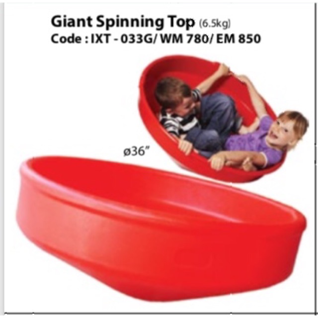 giant spinning top