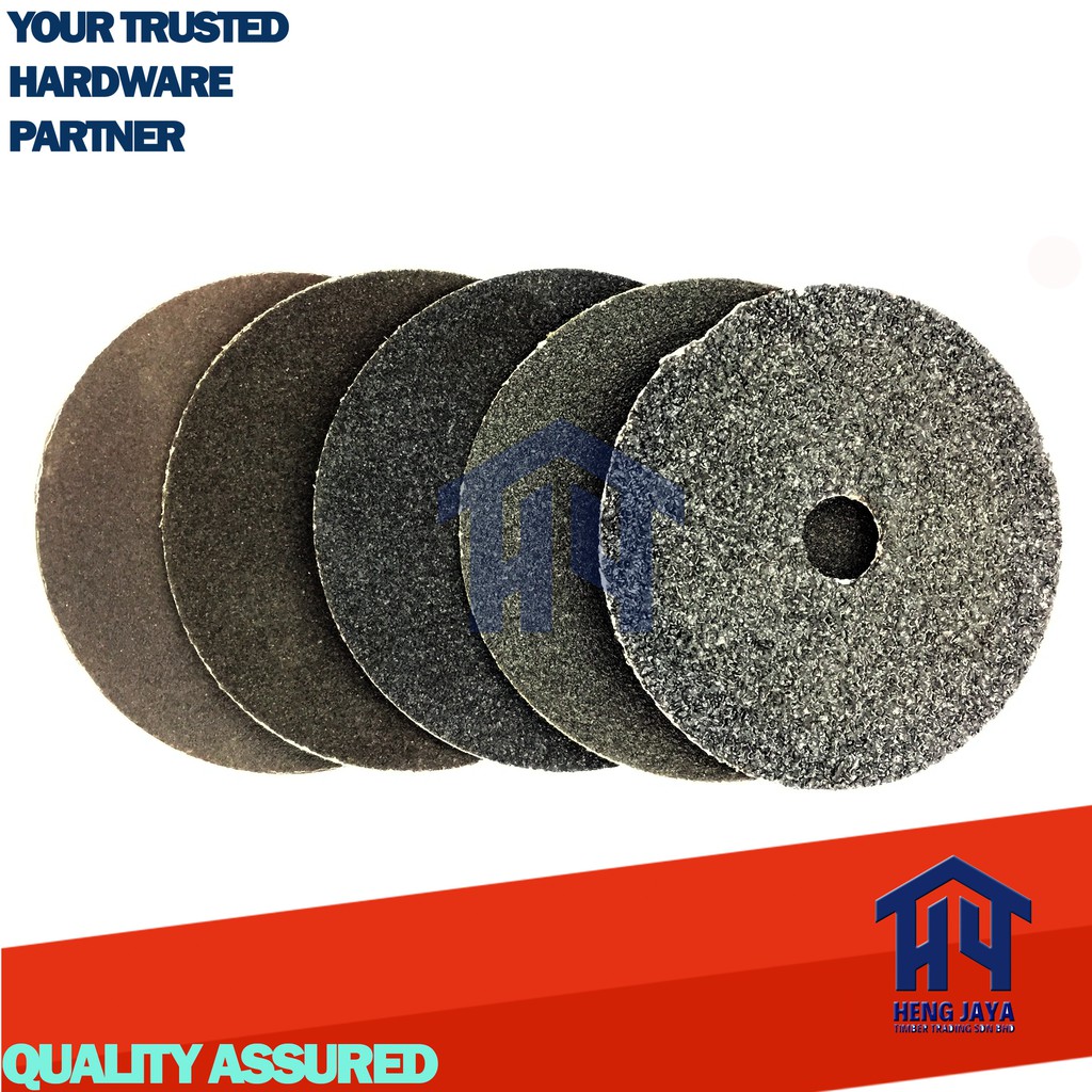Fiber Sanding Disc 4" (100mm) / Fibre Disc 1 piece / Mata Grinder Kertas Pasir 1 keping Shopee