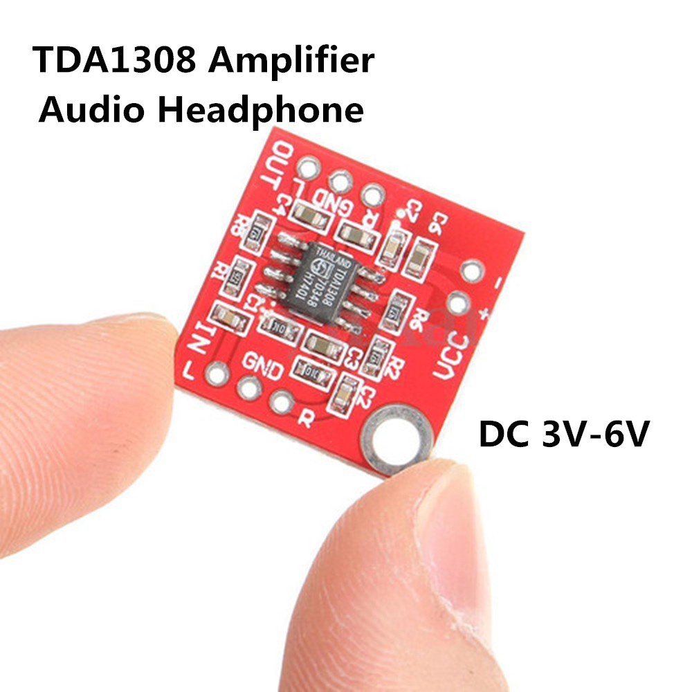 DC 3-6V TDA1308 Stereo Headphone Amplifier Board Module Preamplifier For Arduino 