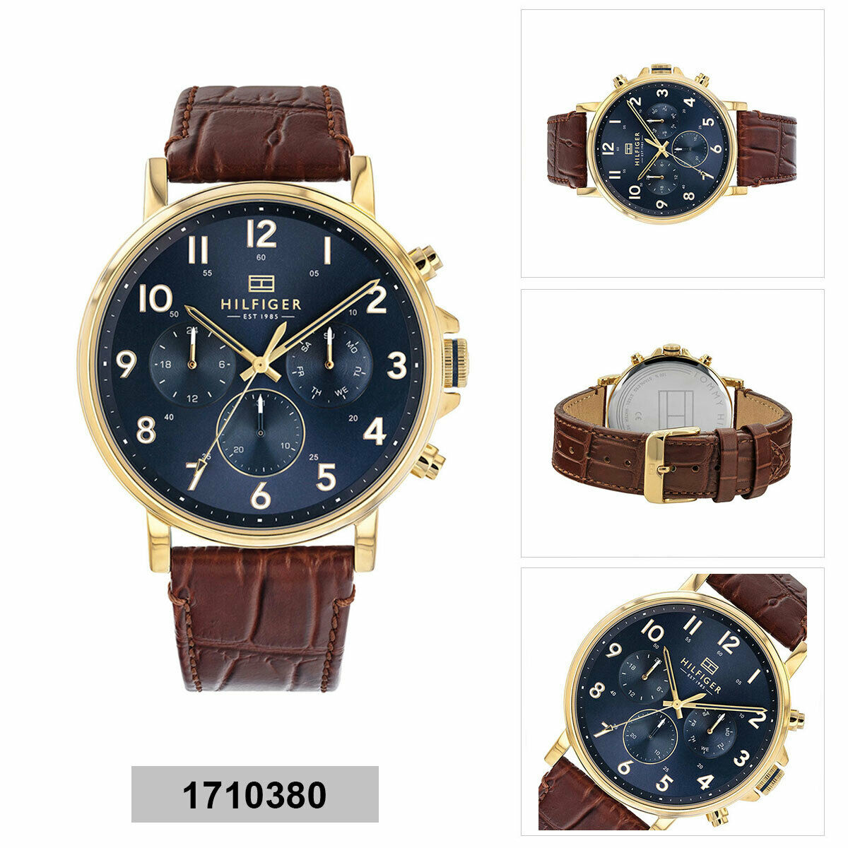Enlighten besejret hoppe Official Warranty] Tommy Hilfiger 1710380 Men's Multifunction Quartz Daniel  Brown Leather Strap Watch | Shopee Malaysia