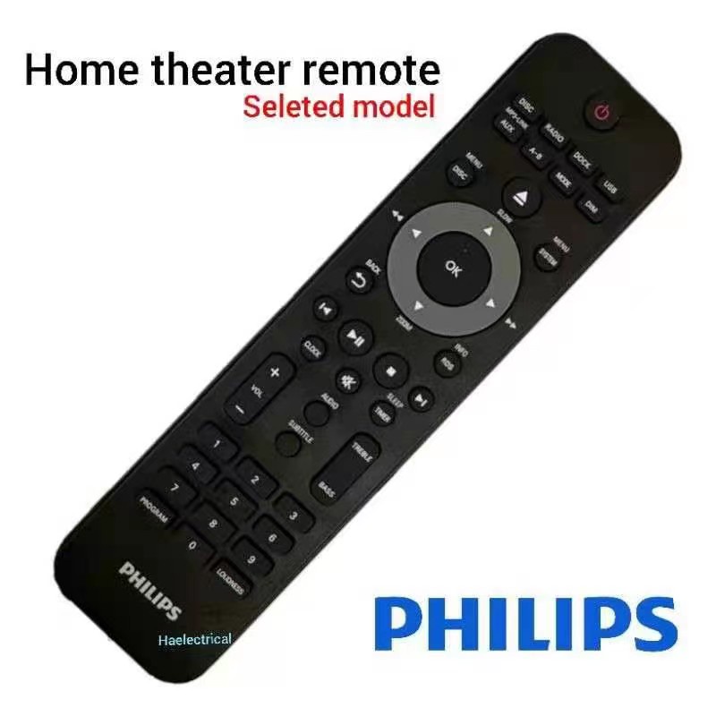 Philips Home Theater Remote Control (selected model) Shopee Malaysia