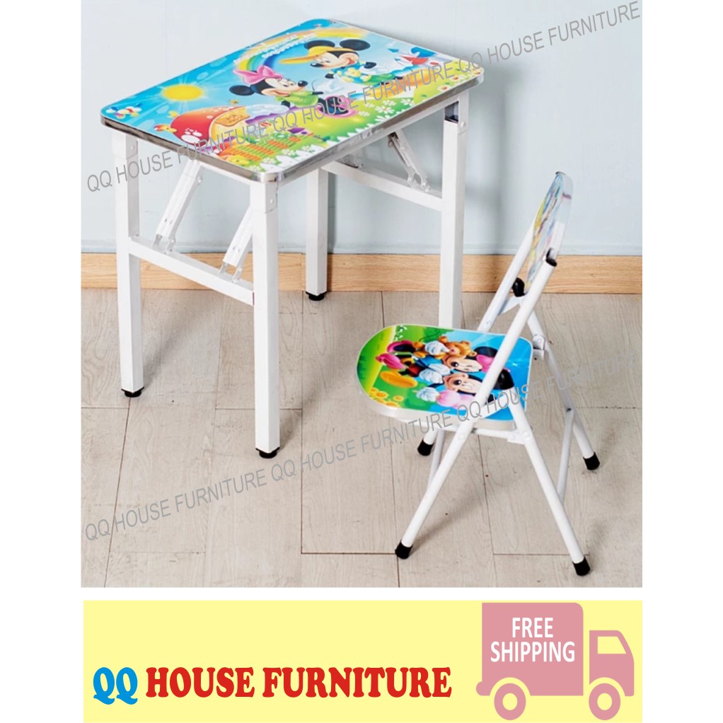 mickey folding table and chairs