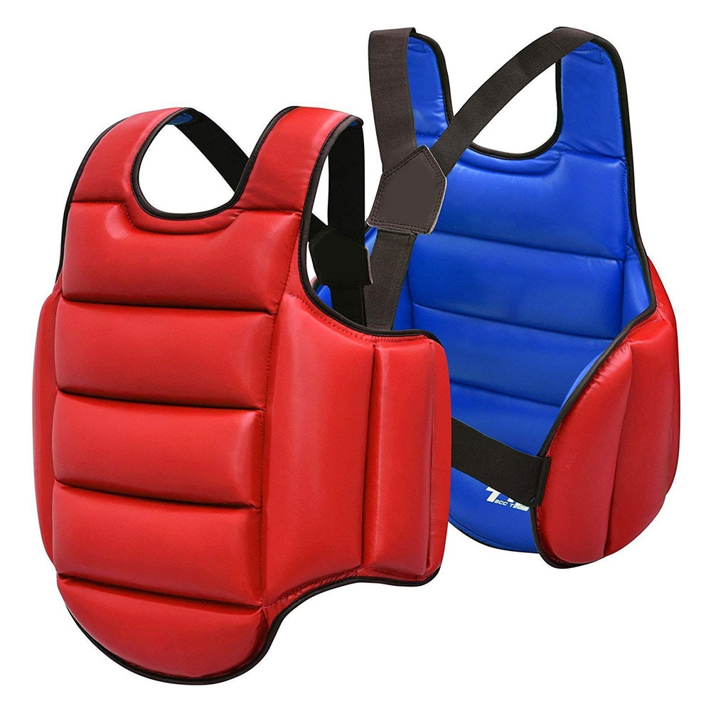 Karate Chest Guard Vest MMA Kick Boxing Body Protector Martial Arts WTF Equipment Taekwondo Target Training Uniform