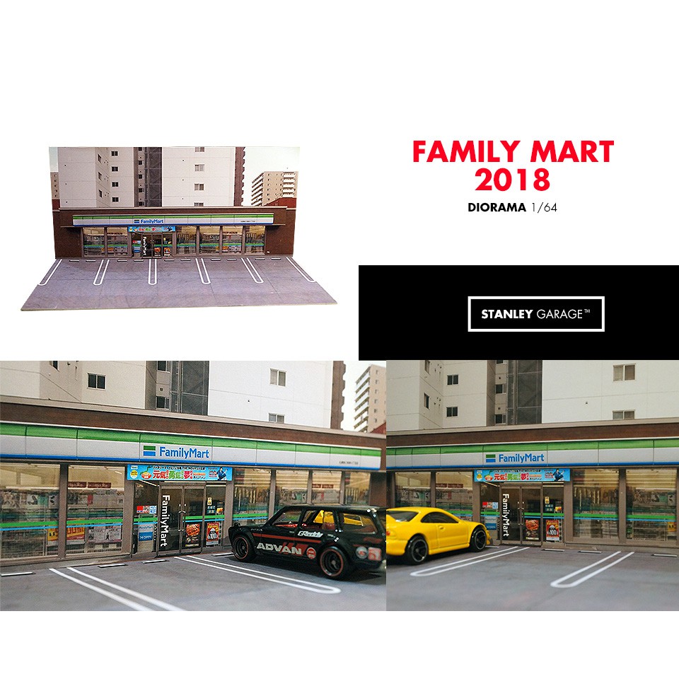 1 64 Family Mart Convenience Store Diorama Shopee Malaysia