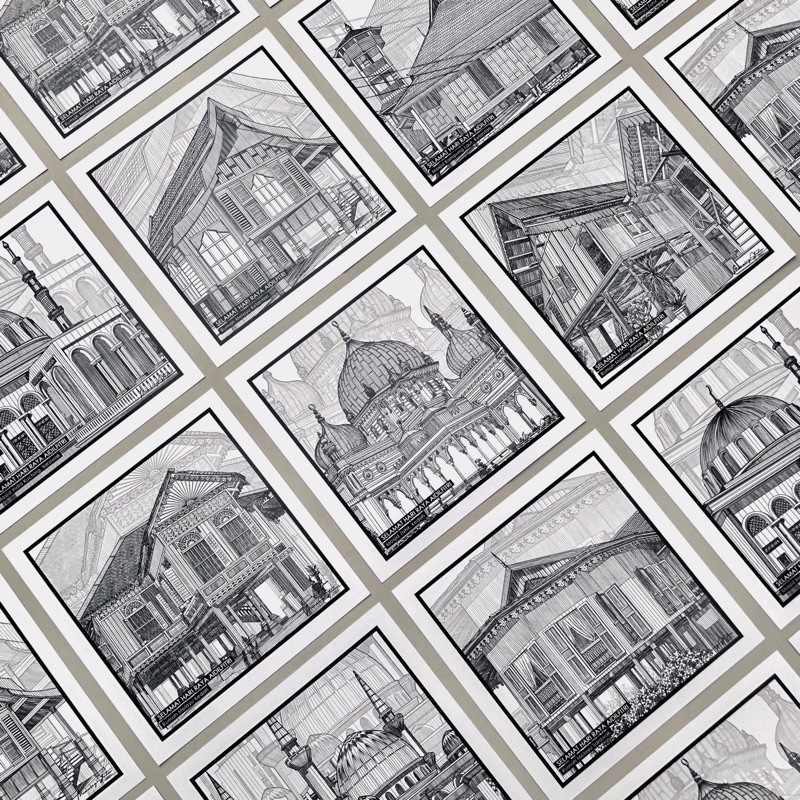 Buy Poskad Kad Raya 2021 Malaysia Sketch Edition By Mimsieystudio Seetracker Malaysia