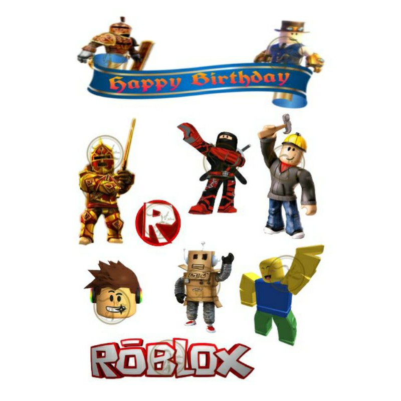 Roblox Cake Topper | Shopee Malaysia