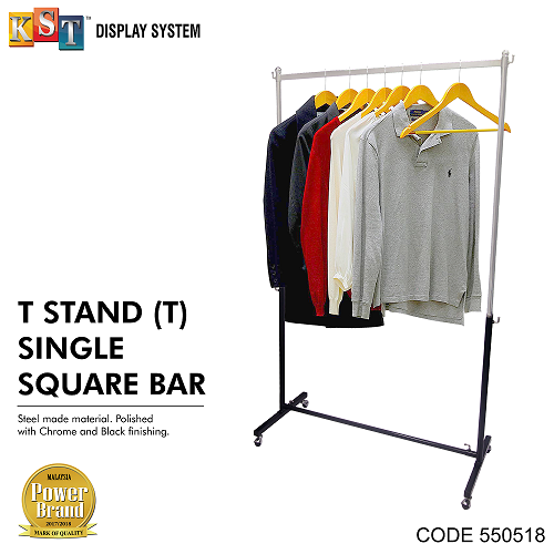 Cloth Rack T Stand Single Garment Stainless Steel Retail Use Shopee