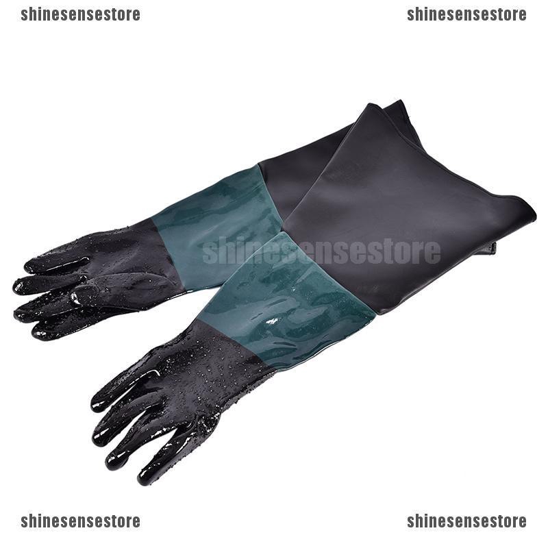 24 Labour Protection Gloves For Sand Blasting Cabinet Sandblaster