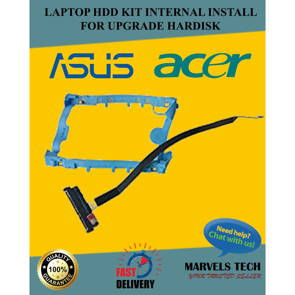 LAPTOP HDD KIT INTERNAL INSTALL FOR UPGRADE HARDISK (ASUS / ACER