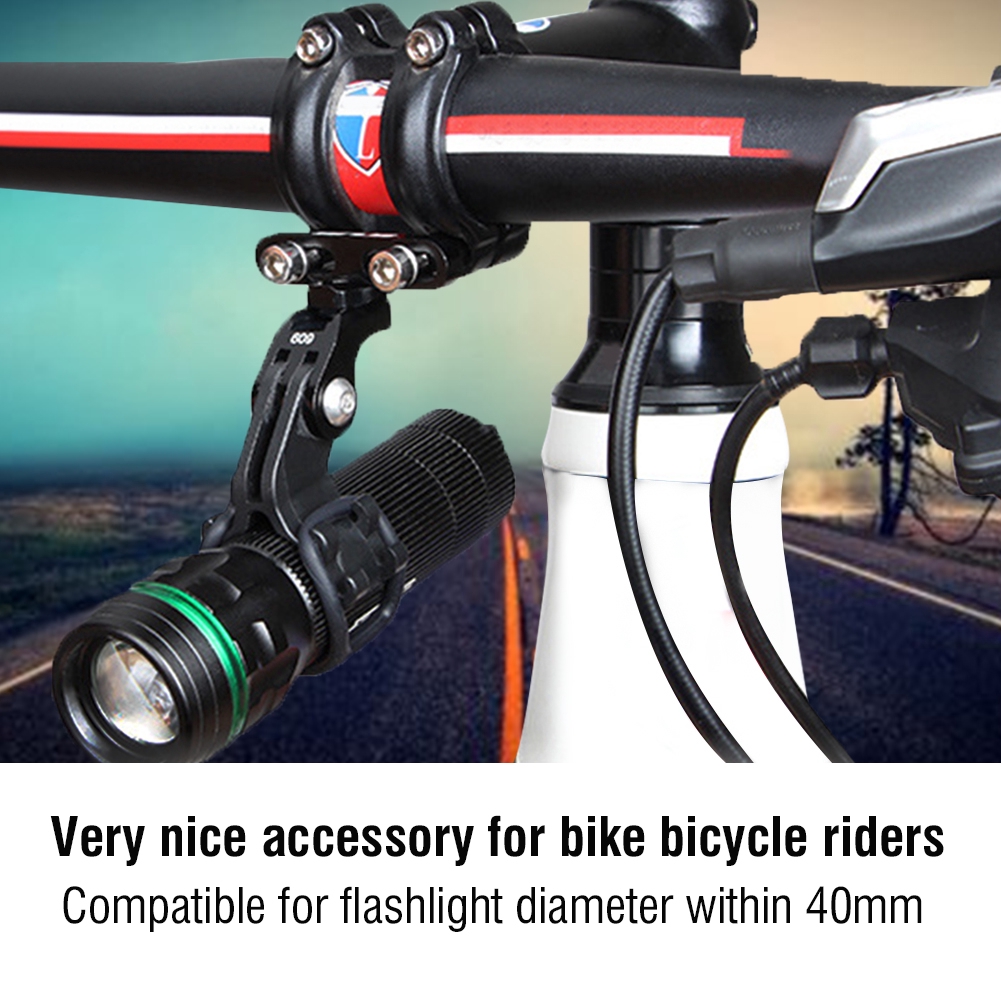 flashlight mount for bicycle