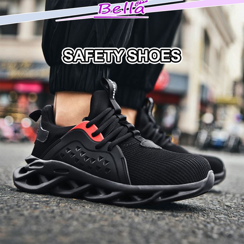 AUGUSTINE Men Outdoor Steel Toe Cap Military Safety Shoes Safetly Boots