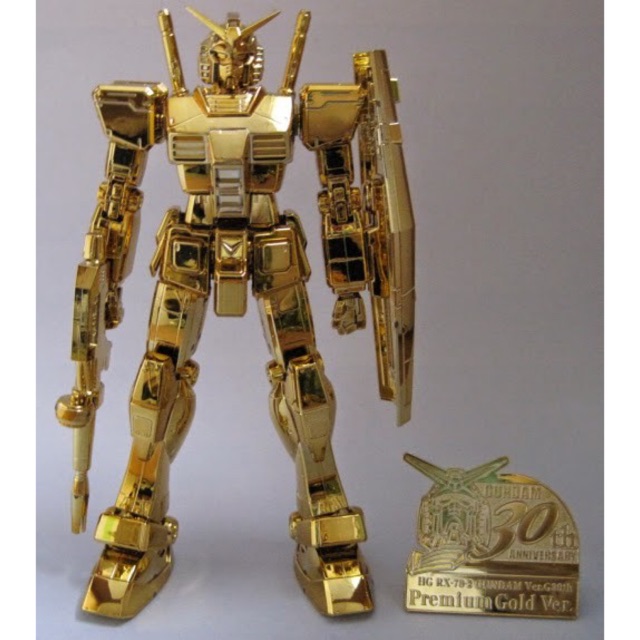 Bandai Hg 1 144 Rx 78 2 Gundam Ver G30th Premium Gold Version Limited Model Kit Shopee Malaysia